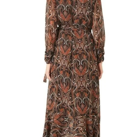 misa brown dress MISA LA Evie Dress Lattice – KEEP Boutique main image 0